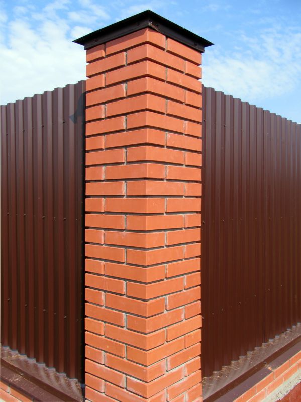 Brick Fence Installation in Fairfield County, CT