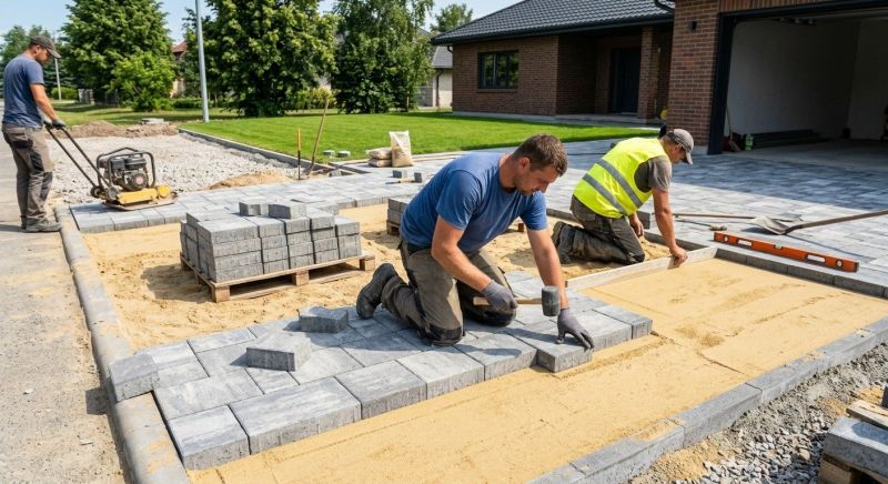 Cement Pavers Installation in Boston, MA
