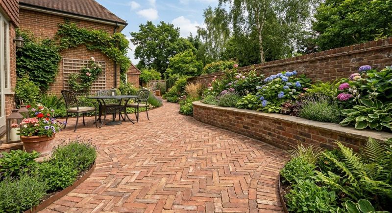 Patio Brick Installation in Framingham, MA